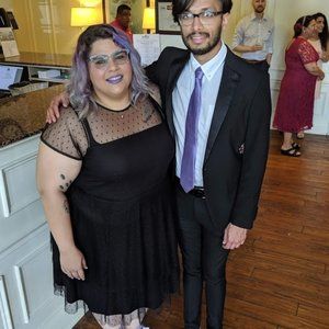 Torrid Black Polka Dot Lace Dress